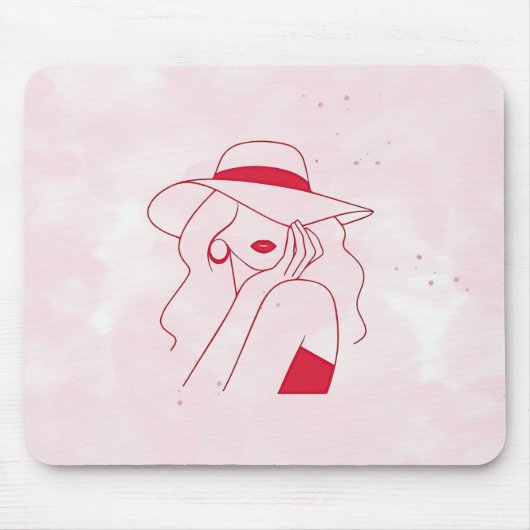 Tapis De Souris Femme (Devant)