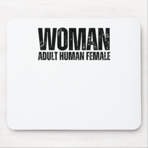 Tapis De Souris Femme - Adulte Human Femme Définition Grunge Polic