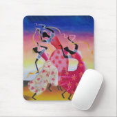 Tapis De Souris Femme africaine Mousepad de danse (Avec souris)