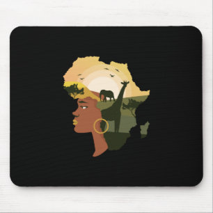 Tapis De Souris Femme Afrique