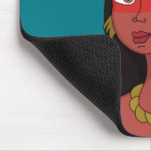 Tapis De Souris Femme autochtone (Coin)