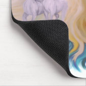 Tapis De Souris Femme avec cheval (Coin)