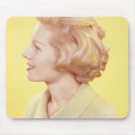 Tapis De Souris Femme blonde 2 (Devant)