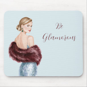 Tapis De Souris Femme Blonde Soit Glamour