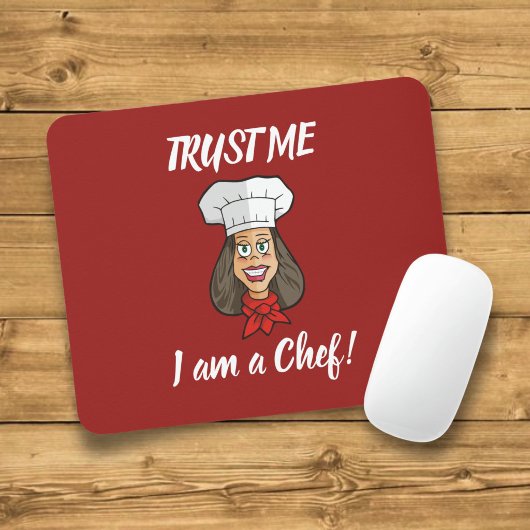 Tapis De Souris Femme Chef