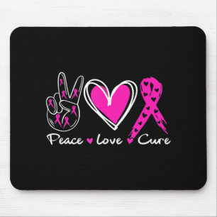 Tapis De Souris Femme Costume de sensibilisation au cancer du sein