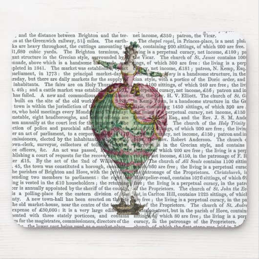 Tapis De Souris Femme de ballon à air chaud 2 (Devant)