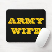 Tapis De Souris Femme de l'armée de Mousepad (Avec souris)