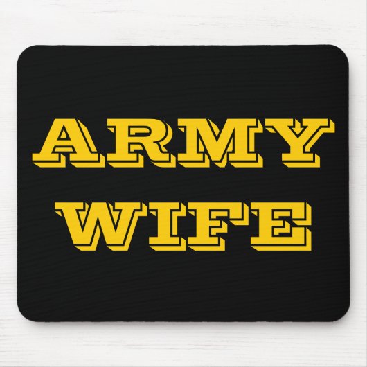 Tapis De Souris Femme de l'armée de Mousepad (Devant)