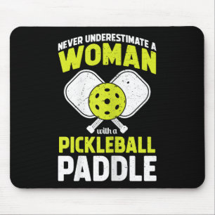 Tapis De Souris Femme de Pickleball Cadeau drôle de joueuse de Pic