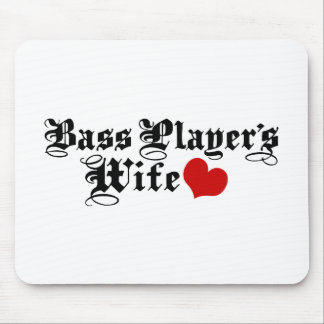 Tapis De Souris Femme du bassiste