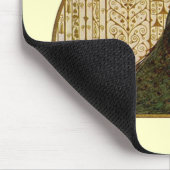 Tapis De Souris Femme en jupe de paon (Coin)