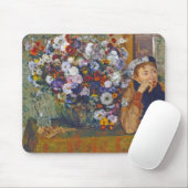 Tapis De Souris Femme et vase de fleurs, Edgar Degas (Avec souris)