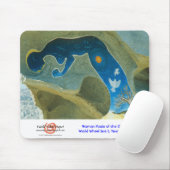 Tapis De Souris Femme faite de cosmos/tapis de souris (Avec souris)