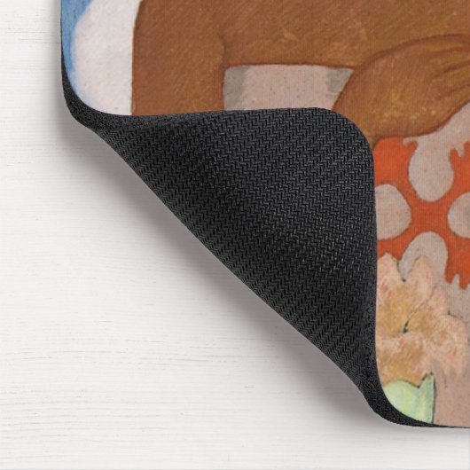 Tapis De Souris "Femme hawaïenne" - Arman Manookian Mousepad (Coin)