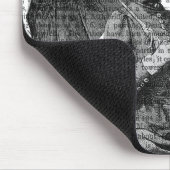 Tapis De Souris Femme hurlante et crâne (Coin)