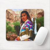 Tapis De Souris Femme indienne 1 Mousepad (Avec souris)
