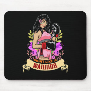 Tapis De Souris Femme Latine Autonomisée Boxe Kickboxing Fille Fit