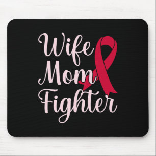 Tapis De Souris Femme Maman Combattante Cerveau Aneurysme Mois de