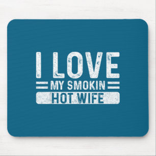 Tapis De Souris Femme mariée fumeuse chaude Saint-Valentin