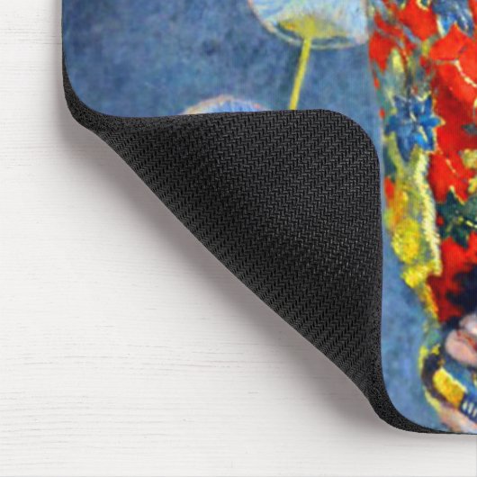 Tapis De Souris Femme Monet en costume japonais (Coin)