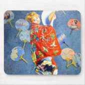 Tapis De Souris Femme Monet en costume japonais (Devant)