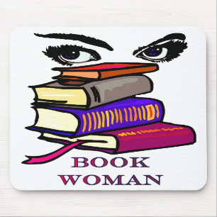 Tapis De Souris Femme Mousepad de livre