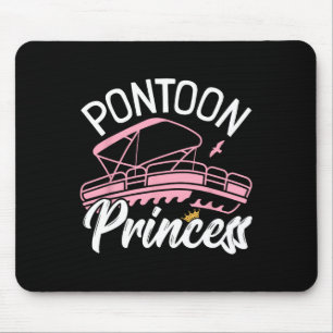 Tapis De Souris Femme Pontoon Boat Girl I Pontoon Princess Pontoon