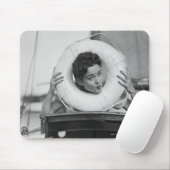 Tapis De Souris Femme posant 3 (Avec souris)