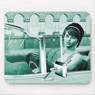 Tapis De Souris Femme Vintage
