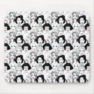 Tapis De Souris Femmes avec le motif de rouge à lèvres