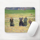 Tapis De Souris Femmes baignant Dieppe par Paul Gauguin (Avec souris)