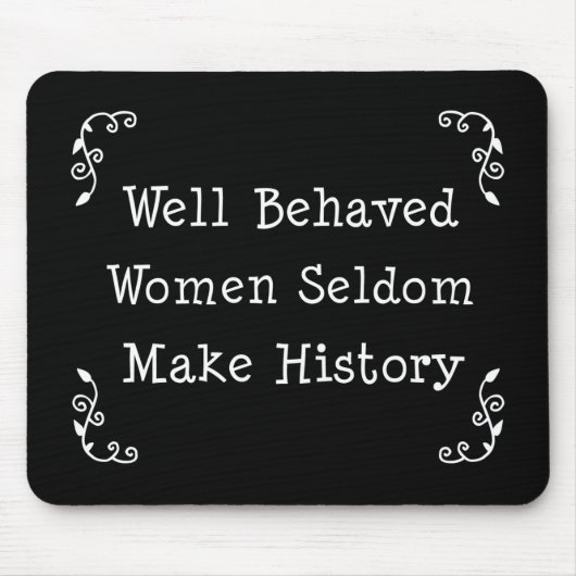 Tapis De Souris Femmes bien comportées (Devant)