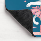 Tapis De Souris Femmes Chat Tutu Danse Ballet (Coin)