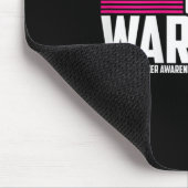 Tapis De Souris Femmes Conscience du cancer du sein Mère du guerri (Coin)
