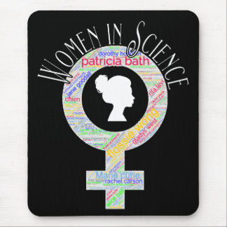 Tapis De Souris Femmes En Science Femme Genre Mot Conception
