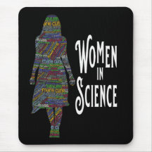 Femmes En Science Femme Silhouette Word Remplissag