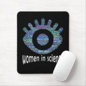 Tapis De Souris Femmes En Science Filles Oeil Mot Conception (Avec souris)
