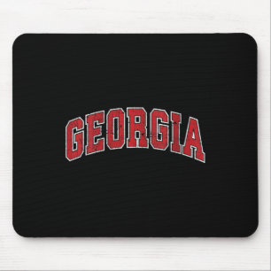 Tapis De Souris Femmes Géorgie Ga Sport sportif Vintage Design R