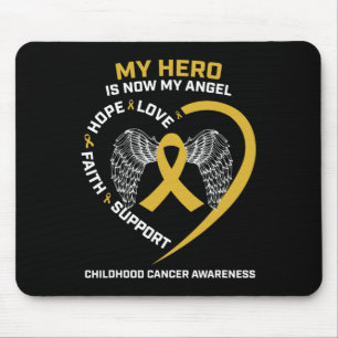 Tapis De Souris Femmes Hommes Mon Héros Est Maintenant Mon Ange Ca