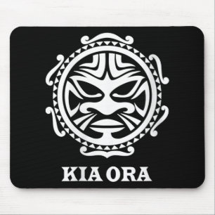 Tapis De Souris Femmes Kia Ora Culture Maori Symbole Danse Haka No