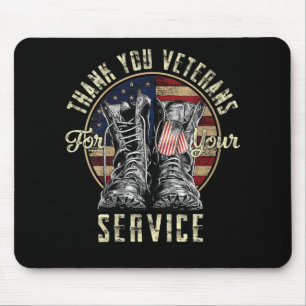 Tapis De Souris Femmes Merci Vétérans Pour Votre Vétéran De Servic