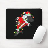 Tapis De Souris Femmes Orca Xmas Éclairage Père Noël Costume Orca (Avec souris)
