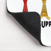 Tapis De Souris Femmes soutenant des femmes (Coin)