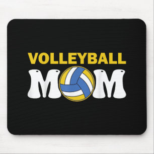 Tapis De Souris Femmes Volleyball Maman Chemise Jeu Jour Joueur am