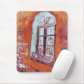 Tapis De Souris Fenêtre de l'atelier de Vincent van Gogh à l'asile (Avec souris)