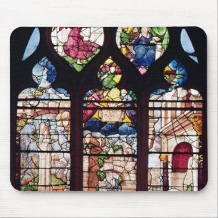 Tapis De Souris Fenêtre dépeignant la nativité