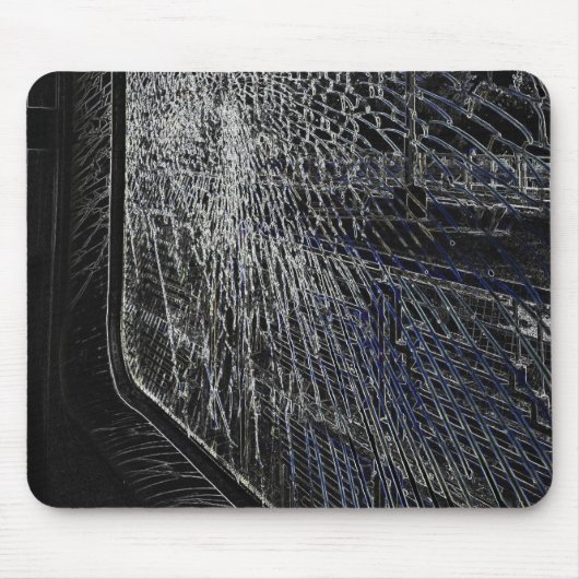 Tapis De Souris fenêtre du train cassé (Devant)