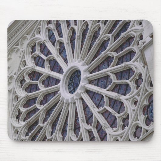 Tapis De Souris Fenêtre rose de la façade occidentale, c.1270 (Devant)