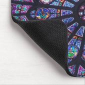 Tapis De Souris Fenêtre rose de Notre Dame (Coin)